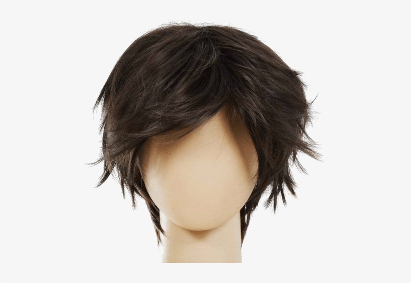 Male Short Hair Wig - Ecvtop Wigs For Mens' Death Note Male Short Cosplay, transparent png #1593099