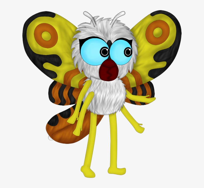 So, I Drew Godzilland Mothra In The Jynx Style - Idea, transparent png #1593224