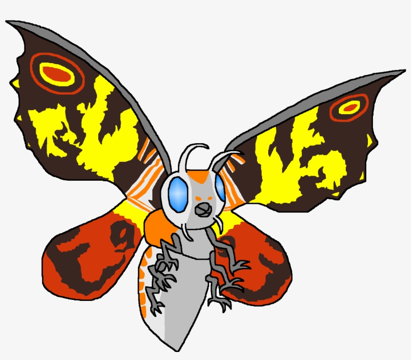 Mothra Gcogm - Mothra Clip Art, transparent png #1593246