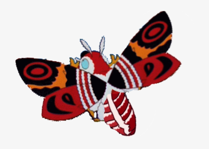 Mothra - Mothra Los Simpson, transparent png #1593264