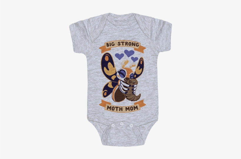 Big Strong Moth Mom Mothra Baby Onesy - Country Baby Onesies, transparent png #1593458