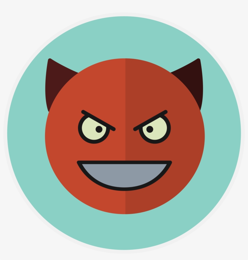 Open - Devil Icon Png, transparent png #1594031