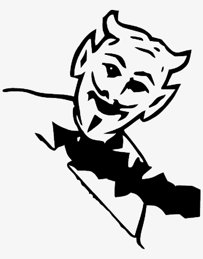 Bad, Night, Devil, Horns, Evil, Satan, - Devil Horns Tattoo Transparent, transparent png #1594259