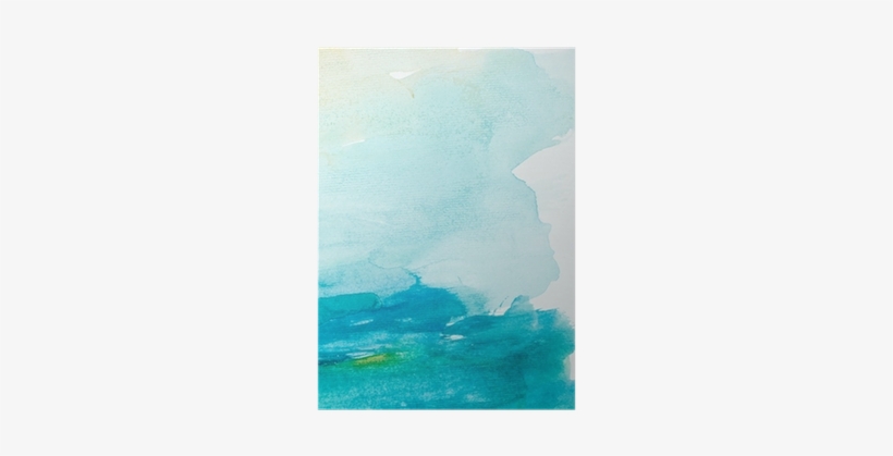 Color Strokes Watercolor Painting Art Poster • Pixers® - Sea, transparent png #1594401