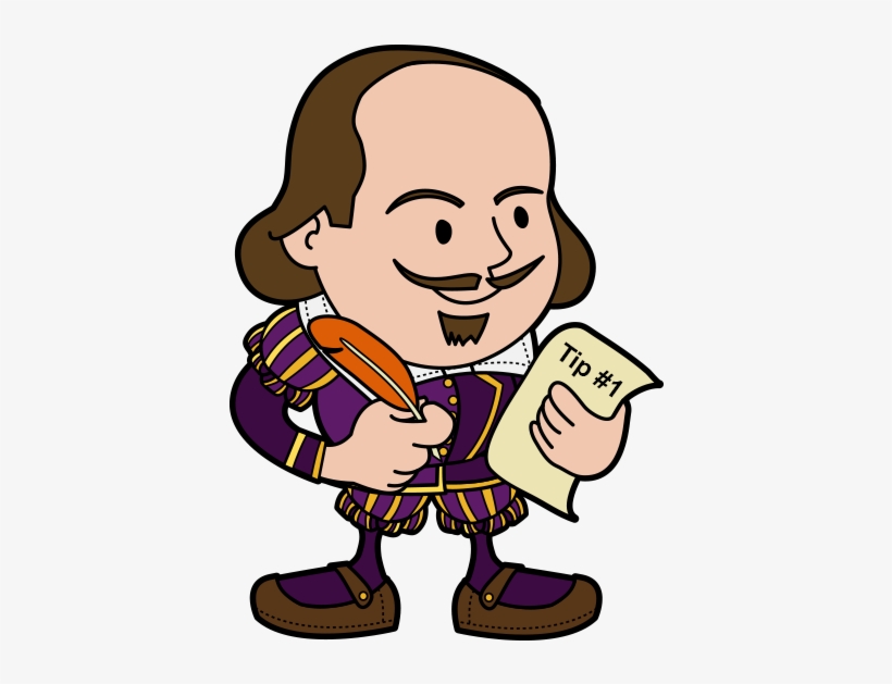 Freeuse Shakespeare Clipart Illustration - Pee Or Not To Pee - L Framed Tile, transparent png #1594402