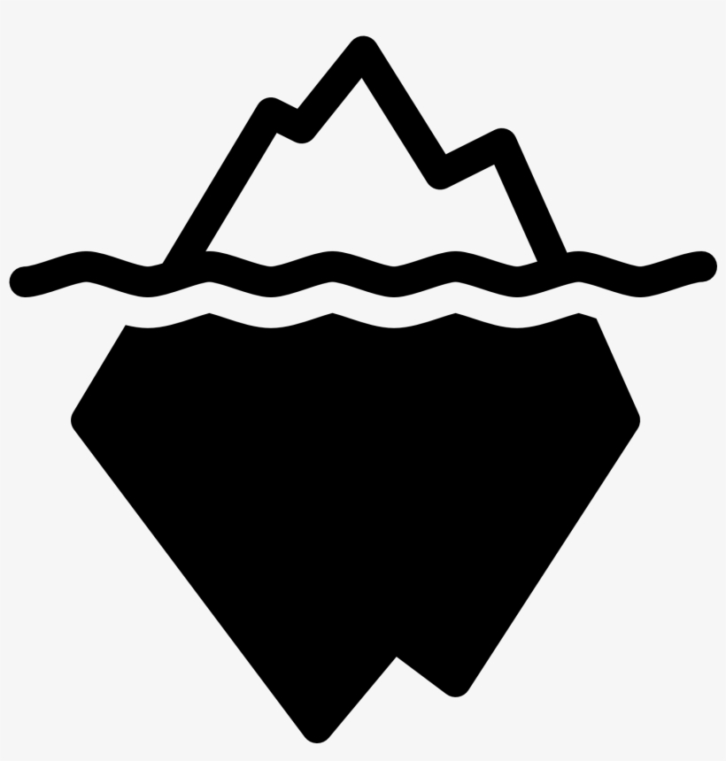 Iceberg Icon, transparent png #1594528
