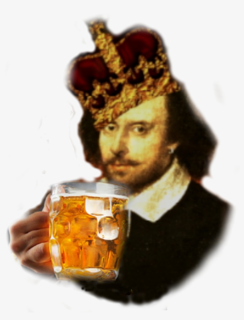 William Shakespeare - Shakespeare Drunk, transparent png #1594615