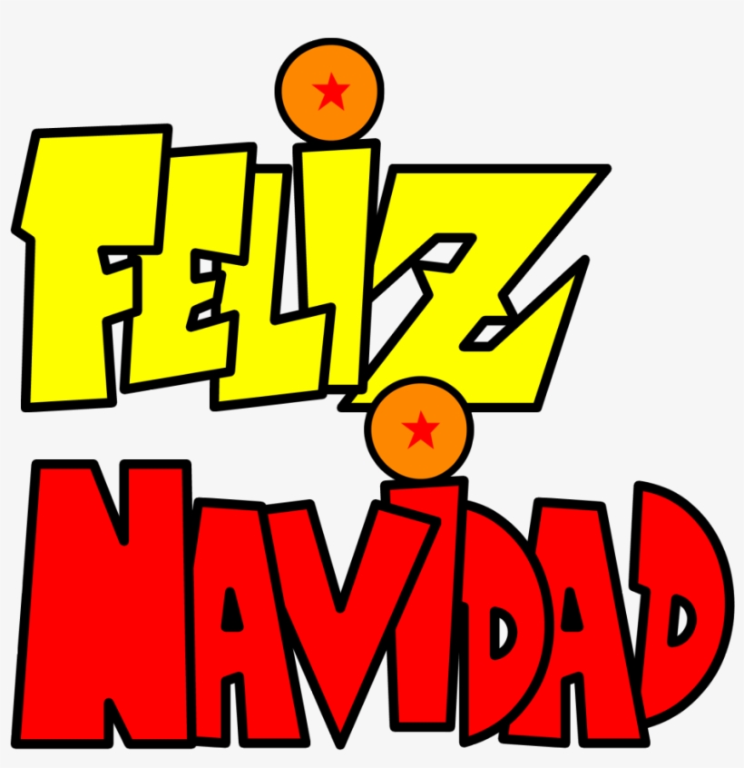 Feliznavidad Navidad Letras Letter Dragonball Dragonbal - Goku, transparent png #1594767
