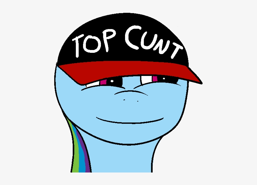 Baseball Cap, Hat, Rainbow Dash, Safe, Top Cunt, Top - Rainbow Dash Top Cunt, transparent png #1594861