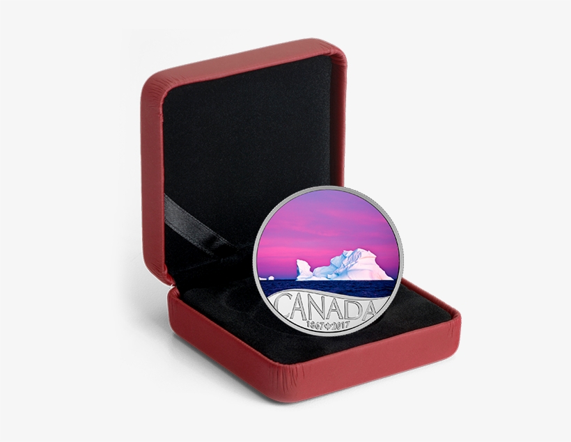 Pure Silver Coloured Coin - 2017 Fine Silver Glow-in-the-dark 15 Dollar Coin -, transparent png #1594912