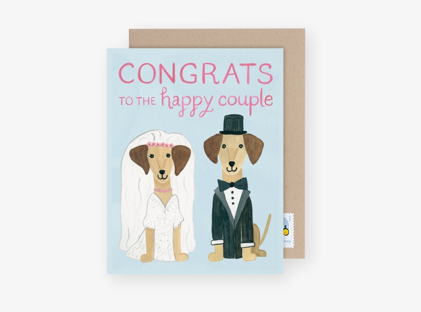 Dog Wedding Cards, transparent png #1595326