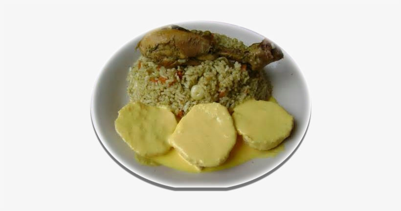 Arroz Con Pollo - Huancaina Sauce, transparent png #1595509