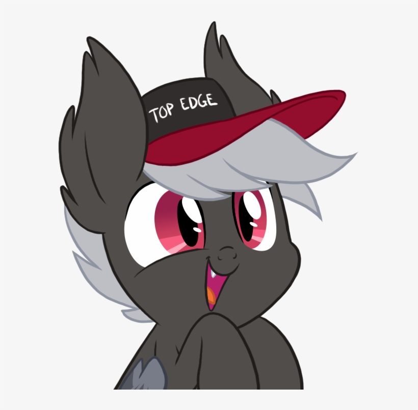 Cute Little Fangs, Edgy, Fangs, Happy, Hat, Oc, Oc - Artist, transparent png #1595532