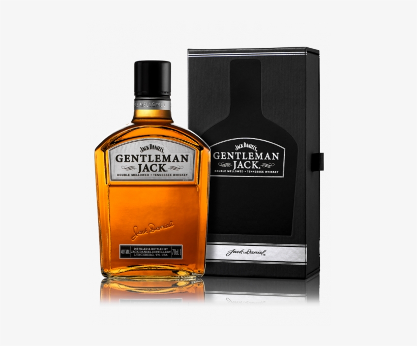 Jack Daniel's Gentleman Jack - Jack Daniels Gentleman Jack Whiskey Rare (700ml), transparent png #1595581