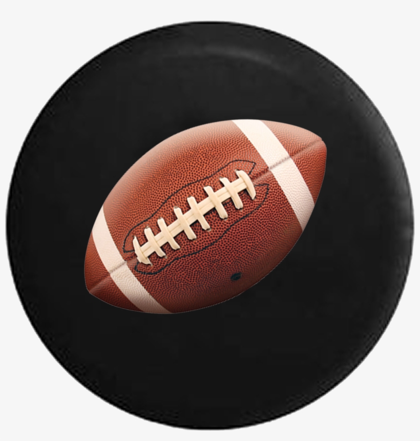 Lifelike Football Sports Laces Out Jeep Camper Spare, transparent png #1595651