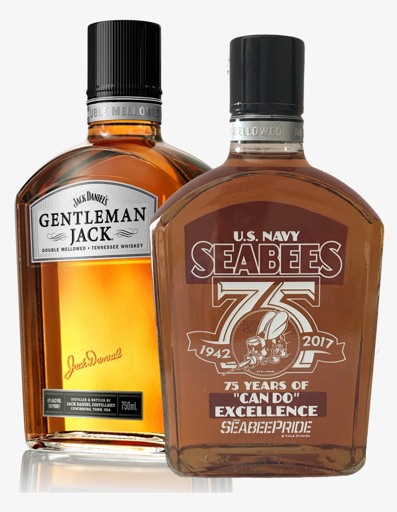 75th Anniversary Seabee Jack - Jack Daniels Gentleman Jack, transparent png #1595701