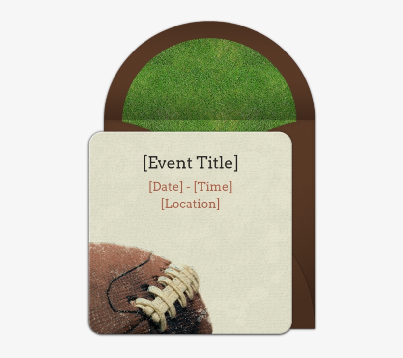 A Free Football Party Invitation - Tailgate Party, transparent png #1595779