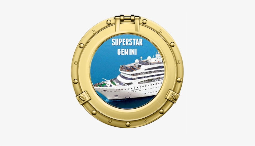 Cruise Clipart Porthole - Wall Sticker Porthole / Turtle Ocean, Multicoloured,, transparent png #1595947