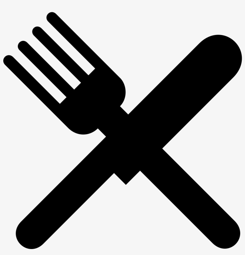 White Fork And Knife Png - Knife And Fork Logo Png, transparent png #1596204