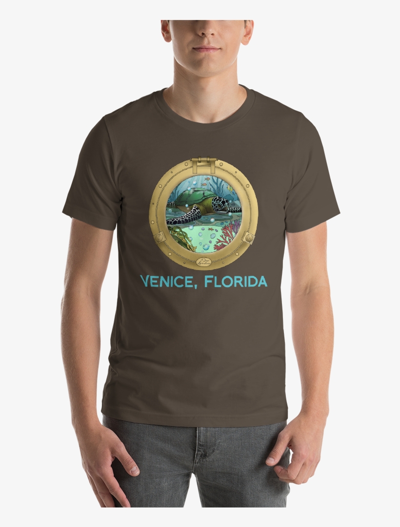 Load Image Into Gallery Viewer, Sea Turtle Port Hole - T-shirt, transparent png #1596434