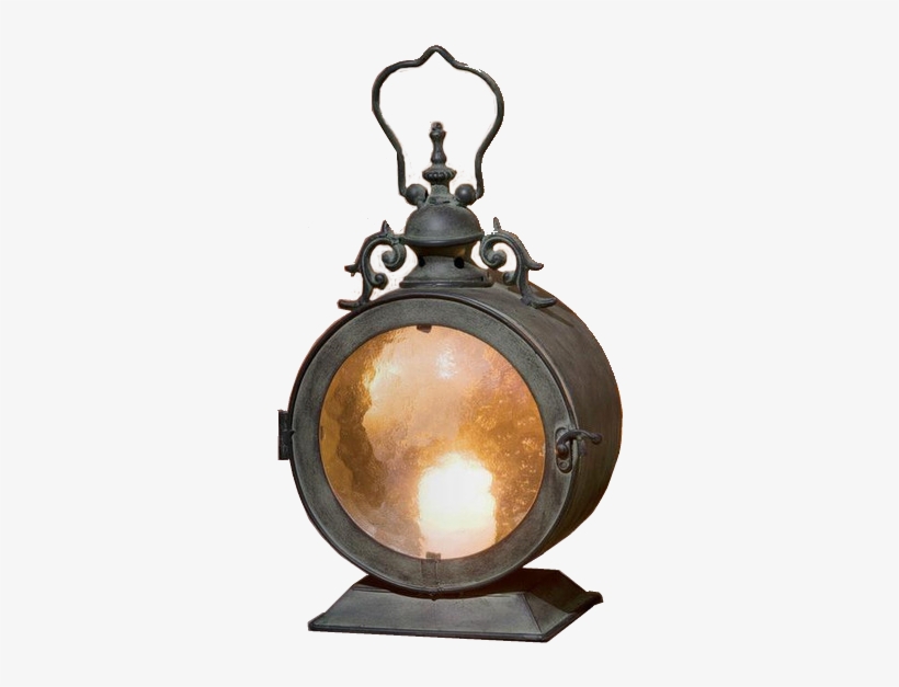Porthole Candle Holder - Round Metal Candle Lantern, transparent png #1596507