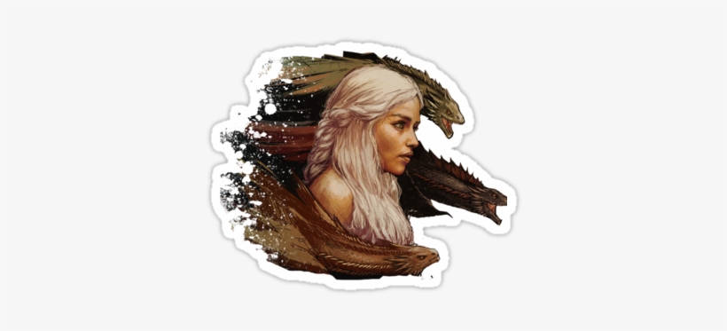 Mother Of Dragons - Song Of Ice And Fire Art Daenerys, transparent png #1596655