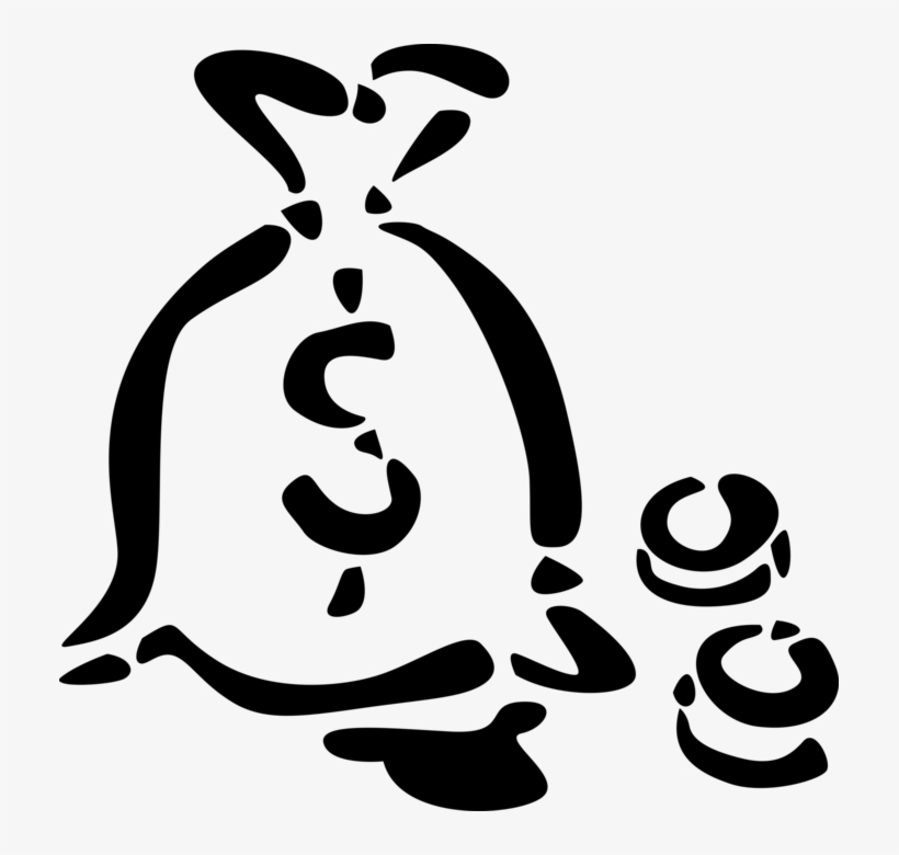 Moneybag Sack Of Money - Money Bag, transparent png #1596661