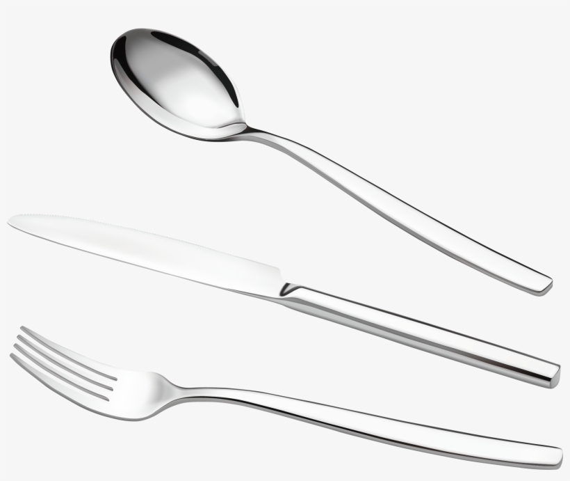 Knife Fork Western Food - Spoon, transparent png #1596695