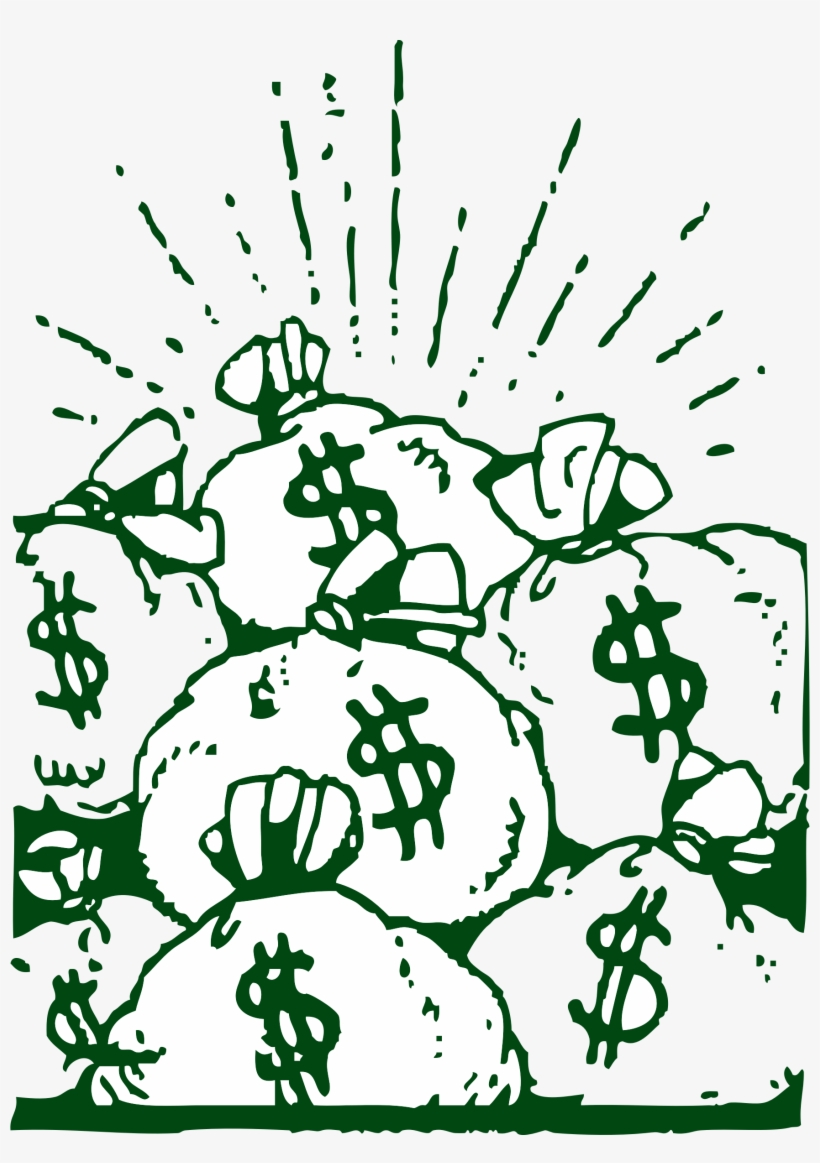 Money Bags Clipart Png, transparent png #1596791