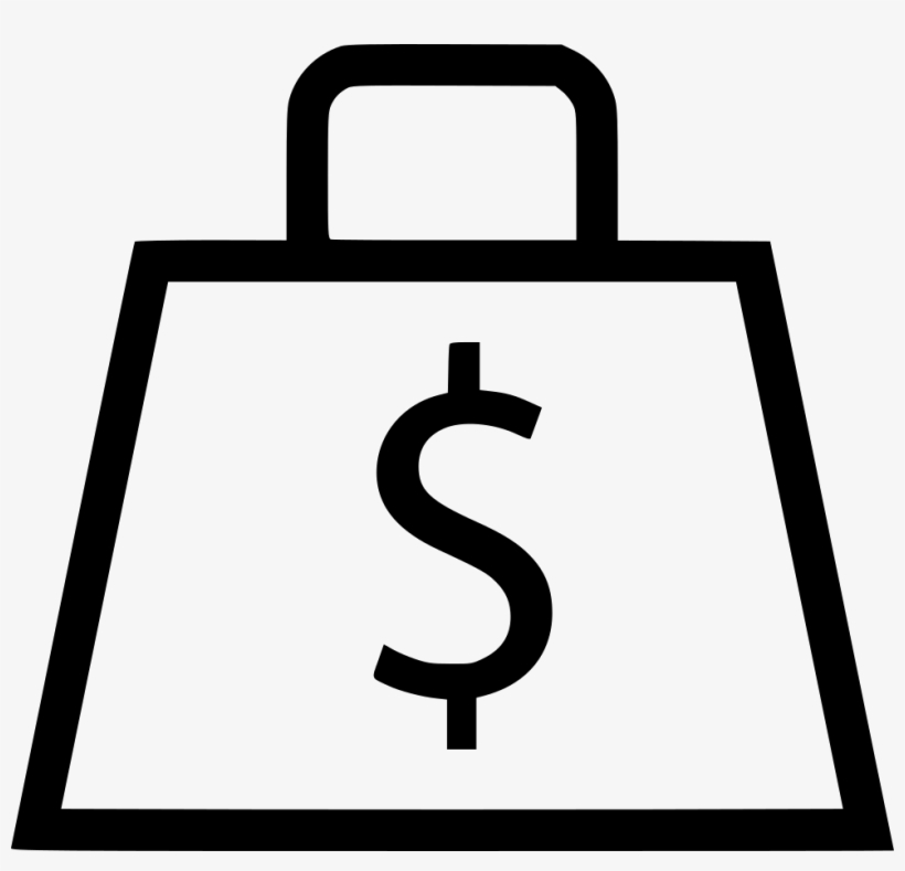 Money Bag Dollar Ecommerce Store Svg Png Icon Free - Euros Dollar Yen Png, transparent png #1596927