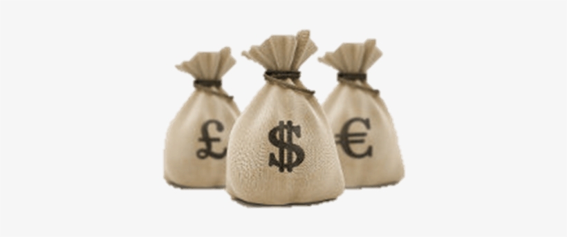 3 Money Bags - 3 Bags Of Money, transparent png #1596983