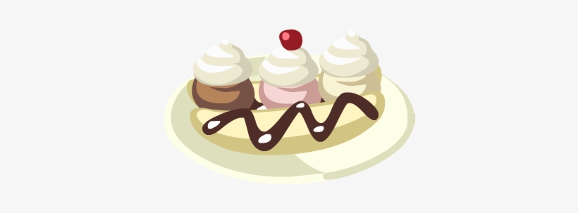 Banana Split - Cupcake, transparent png #1596984
