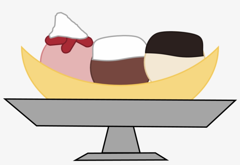 Banana Split - Portable Network Graphics, transparent png #1597117