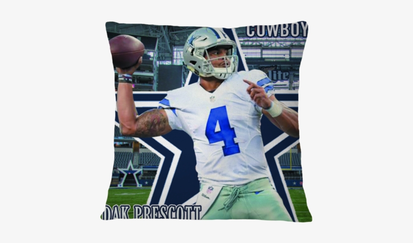 Dak Prescott Cool Pillow - Cushion, transparent png #1597258