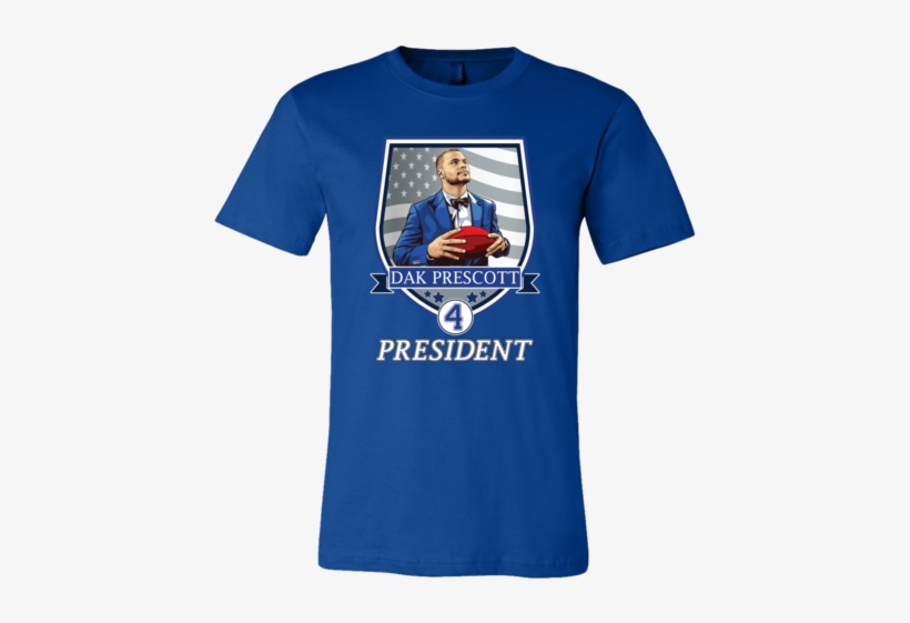 Dak Prescott 4 President T-shirt - Manitowoc Minute Shirt, transparent png #1597346