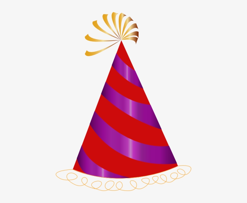 Red And Purple Party Hat Clip Art At Clker - Party Hat Clip Art, transparent png #1597453
