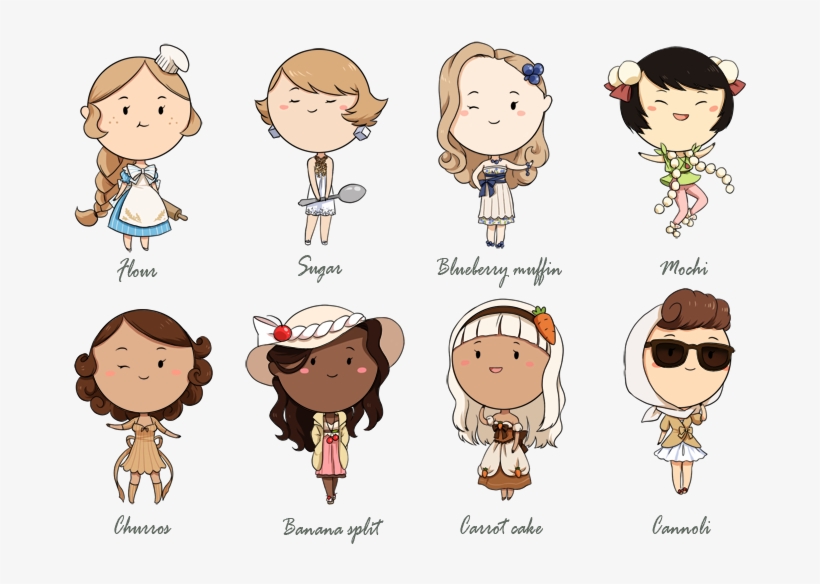 Dollicious Sweet By Meago - Chibi Food People, transparent png #1597579