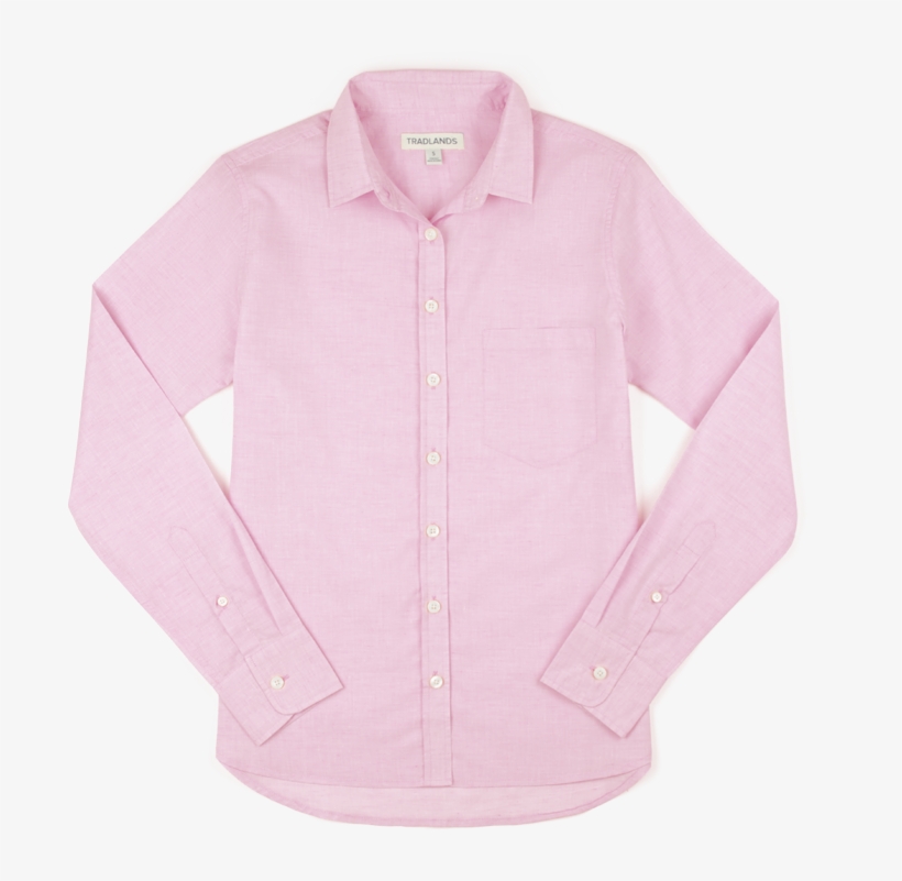 Image Black And White Library For Women Tradlands Everyday - Pink Button Up Shirts, transparent png #1597883