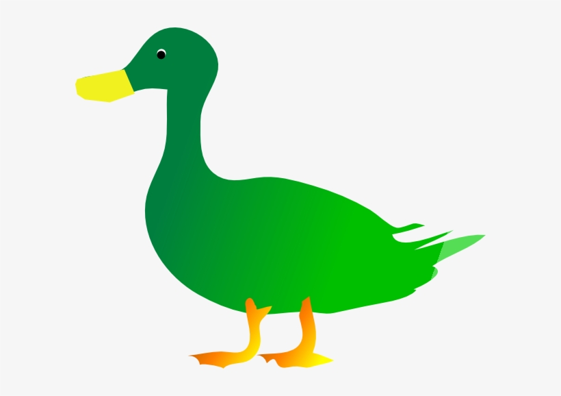 Green Duck Svg Downloads - Green Duck Clipart, transparent png #1597887
