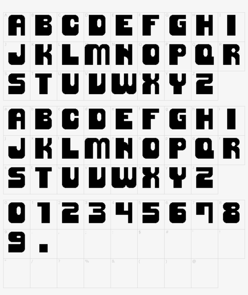 Duck Hunt Font, transparent png #1597908