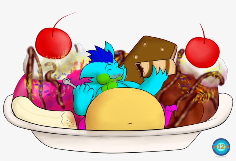Herbert' S Banana Split - Illustration, transparent png #1597949