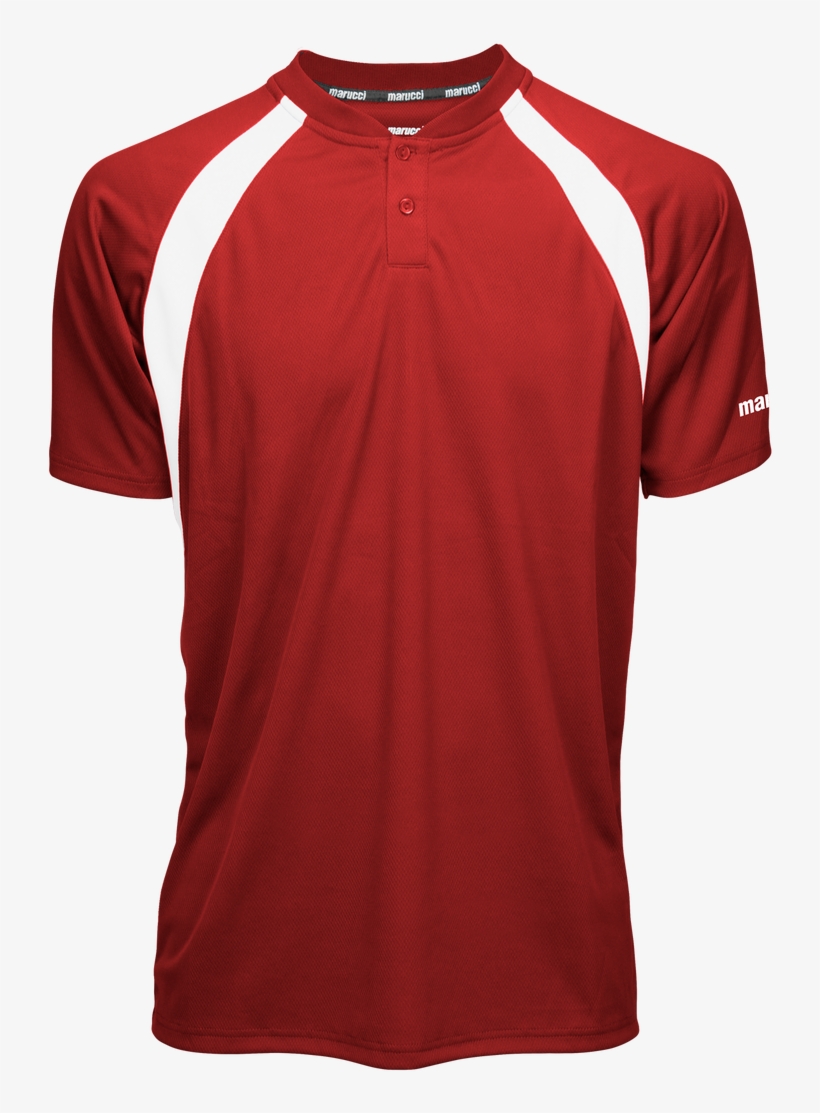 Two Button Jersey - Marucci Youth Two-button Performance Baseball Jersey, transparent png #1597974