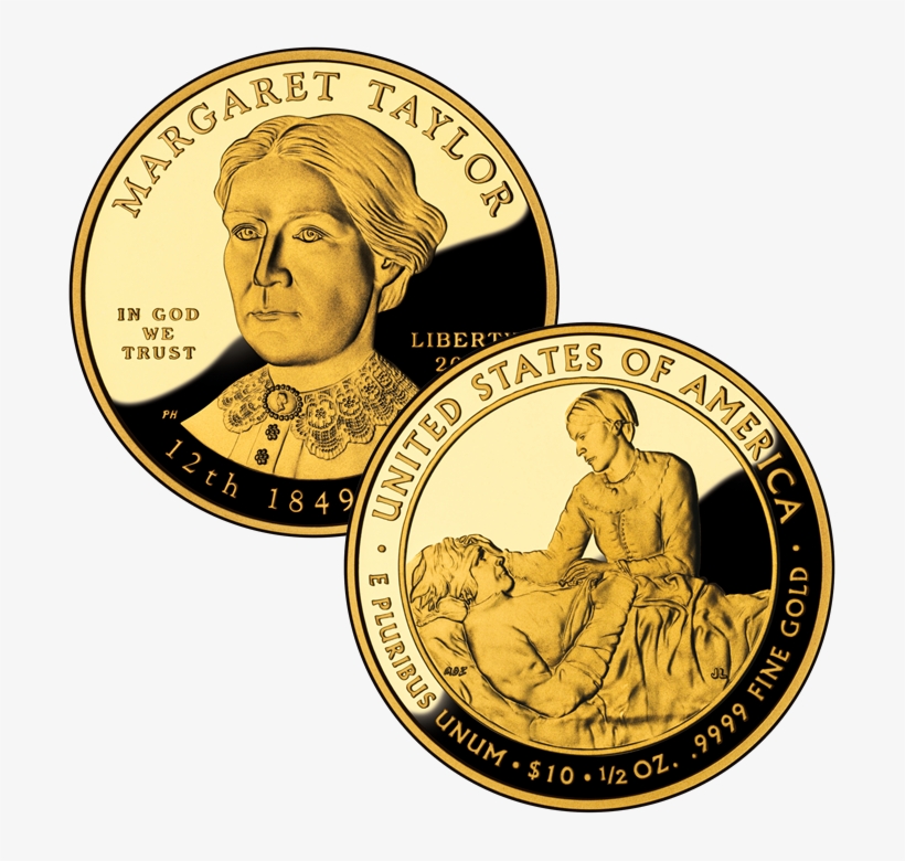 2009-w $10 Margaret Taylor First Spouse Gold Proof - Margaret Taylor, transparent png #1597975