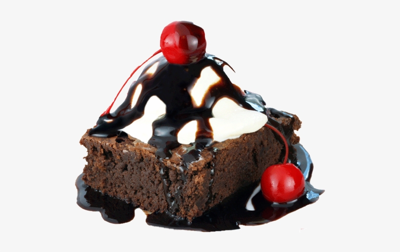 Brownie A La Mode - Brownie Ice Cream Png, transparent png #1598268