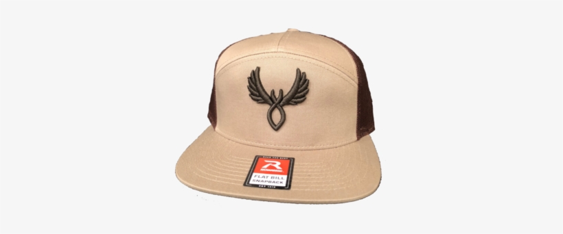 Woodsman Waterfowl Khaki/brown Flat Bill Cap - Baseball Cap, transparent png #1598269
