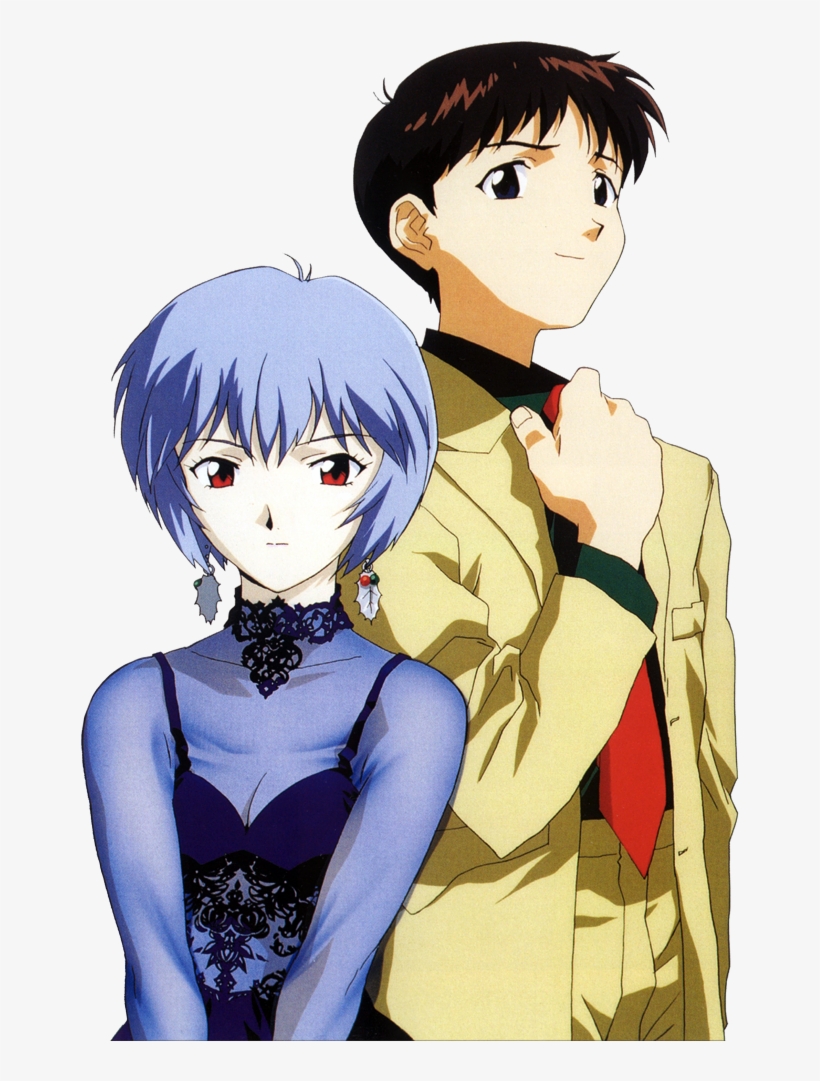 Neon Genesis Evangelion - Shinji Ikari Y Rei Ayanami, transparent png #1598344