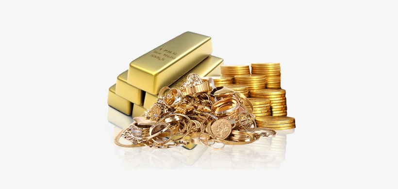 Gold Block - Gold And Silver Items, transparent png #1598572