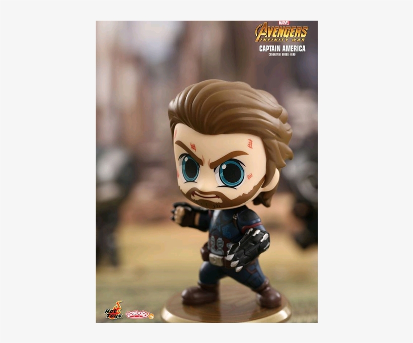 Avengers Infinity War - Captain America Hot Toys Cosbaby, transparent png #1598752
