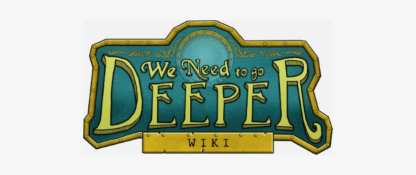 We Need To Go Deeper Logo Png, transparent png #1598800