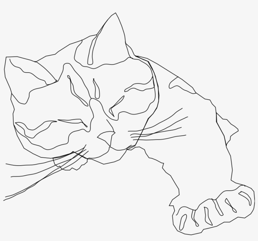 How To Set Use Sleepy Calico Cat Icon Png, transparent png #1598821